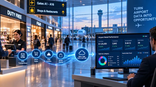 Real-Time POS Data Capture: How Airports Can Eliminate Sales Data Gaps