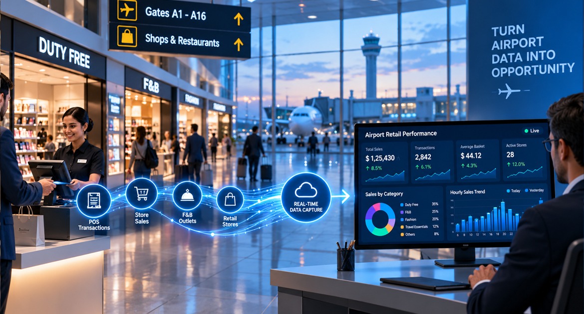 Real-Time POS Data Capture: How Airports Can Eliminate Sales Data Gaps
