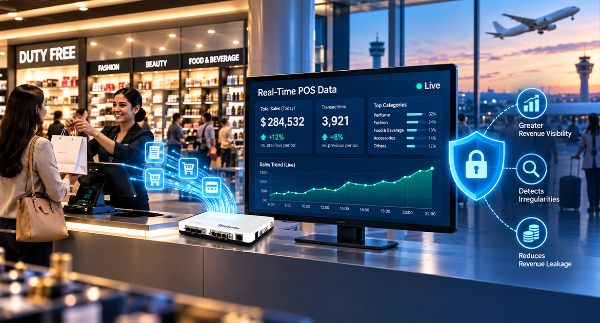 How Real-Time POS Data Capture Helps Airports Reduce Revenue Leakage